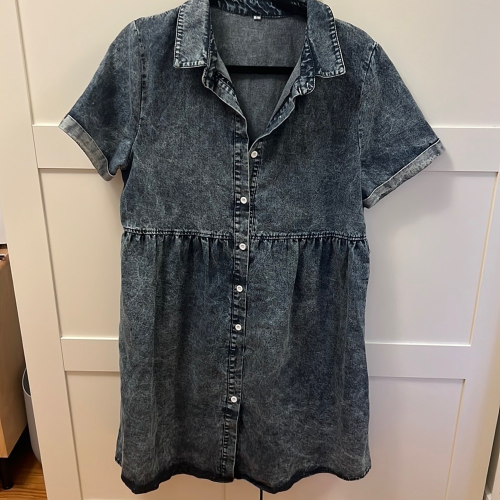 Amazon Denim button up dress